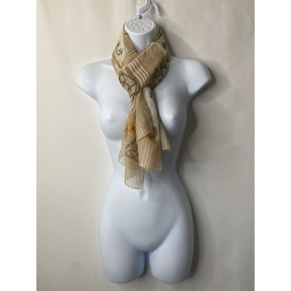 Butterfly Womens Scarf Or Headband Festival Cottagecore Bohemian Hippie Sheer